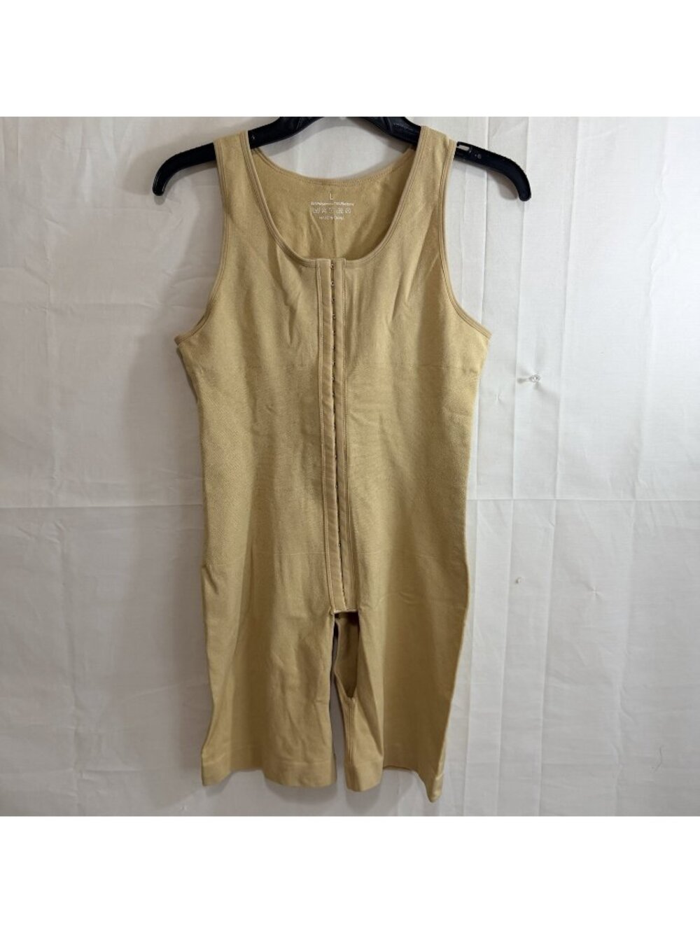 Body Shaper Post Surgery Compression Girdle Beige Large